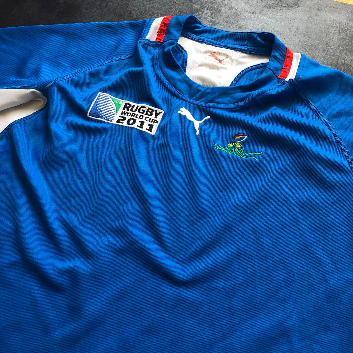 Namibia National Rugby Team Jersey 2011 Rugby World Cup XL Underdog Rugby - The Tier 2 Rugby Shop 