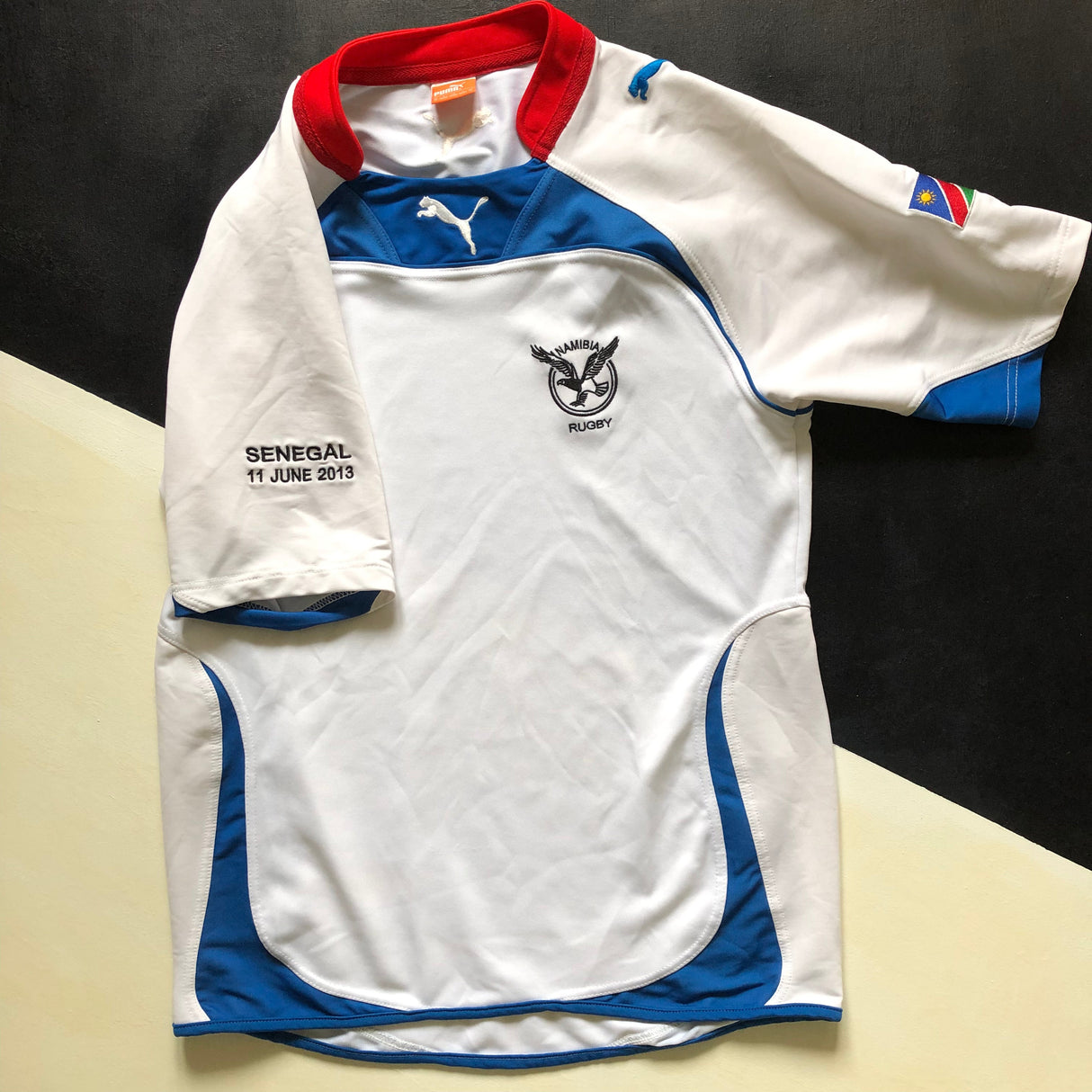 Namibia National Rugby Team Jersey 2013 Away Match Worn XL Underdog Rugby - The Tier 2 Rugby Shop 