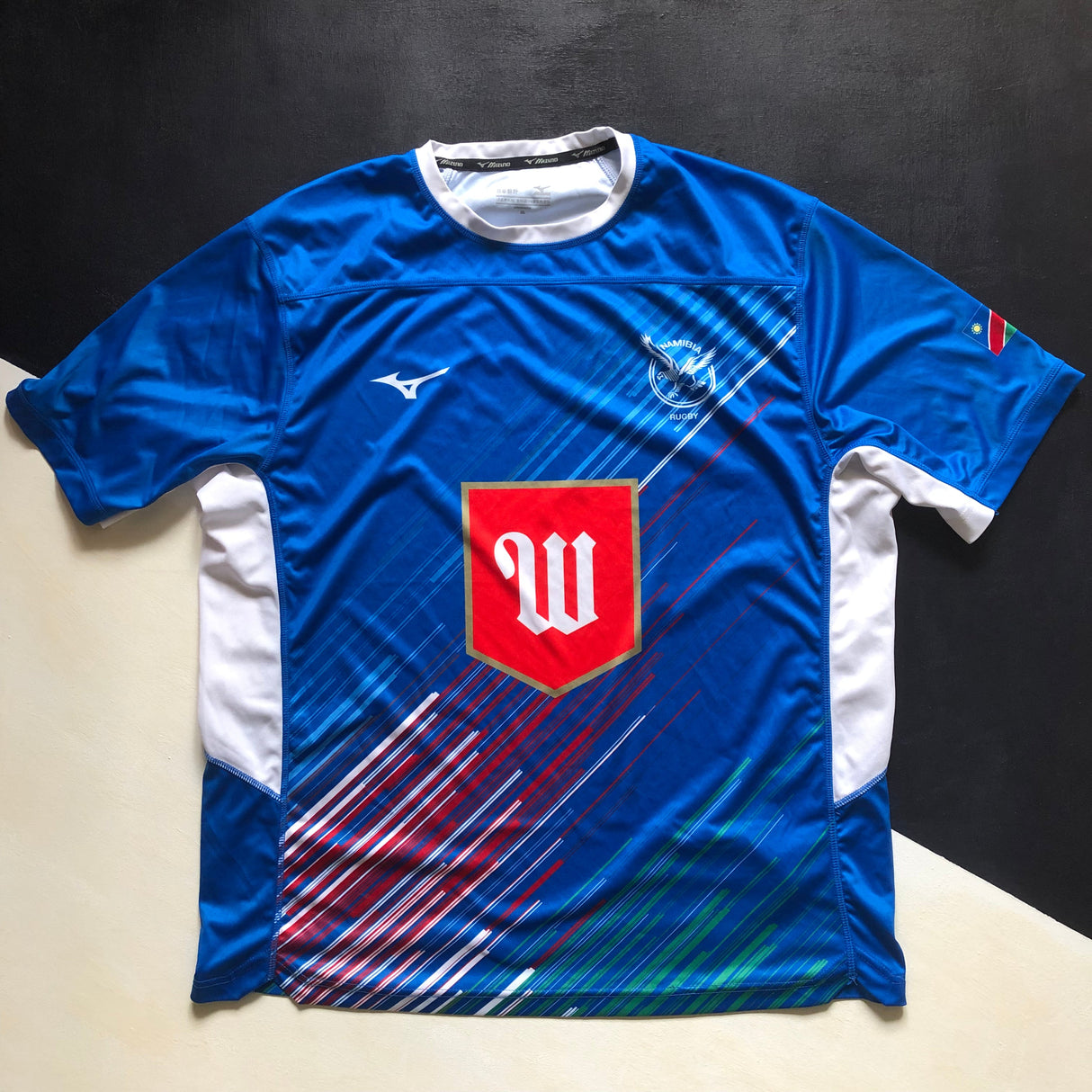 Namibia National Rugby Team Training Jersey 2022 Player Issue XL Underdog Rugby - The Tier 2 Rugby Shop 