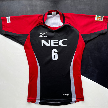 NEC Green Rockets Player Worn Training Jersey 2XO Underdog Rugby - The Tier 2 Rugby Shop 