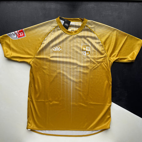 NOLA Gold Reversible Rugby Team Shirt 2021 (MLR) Underdog Rugby - The Tier 2 Rugby Shop 