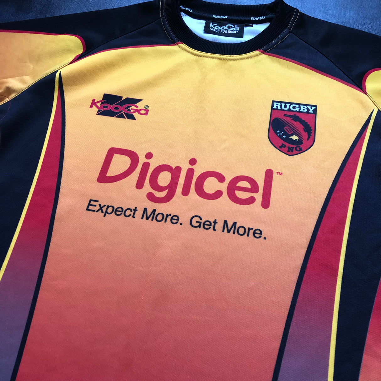 Papua New Guinea National Rugby Team Jersey 2008 Medium Underdog Rugby - The Tier 2 Rugby Shop 