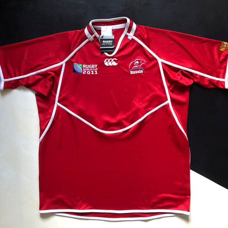 Russia National Rugby Team Jersey 2011 Rugby World Cup 2XL BNWT Underdog Rugby - The Tier 2 Rugby Shop 