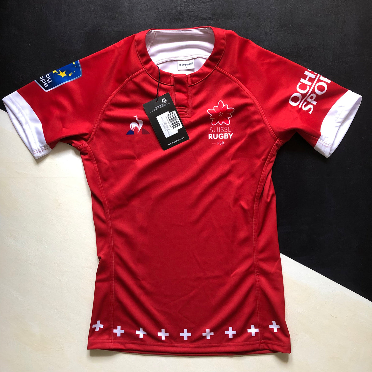 Switzerland National Rugby Team Jersey 2023 Small BNWT Underdog Rugby - The Tier 2 Rugby Shop 