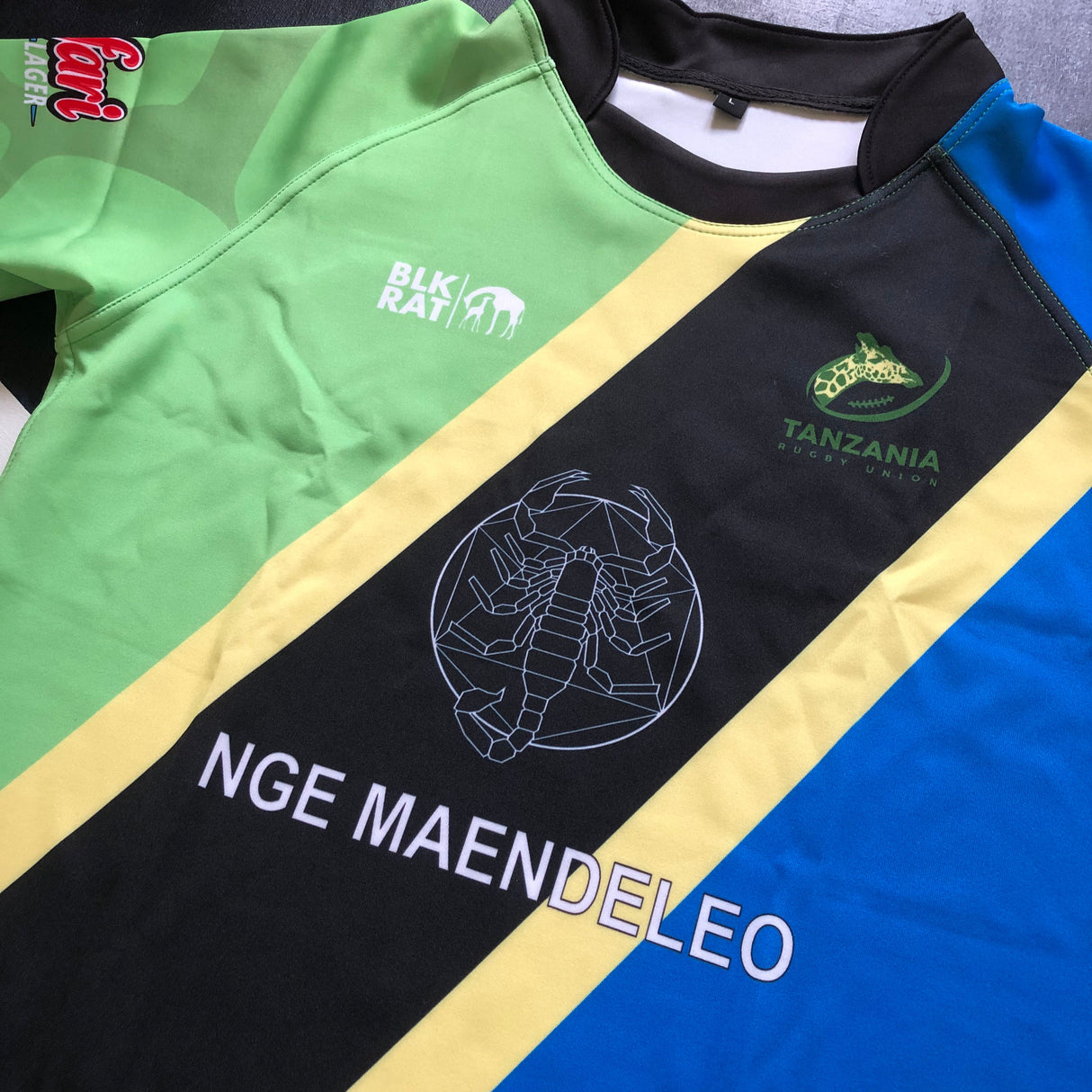 Tanzania National Rugby Team Shirt 2022/23 Underdog Rugby - The Tier 2 Rugby Shop 