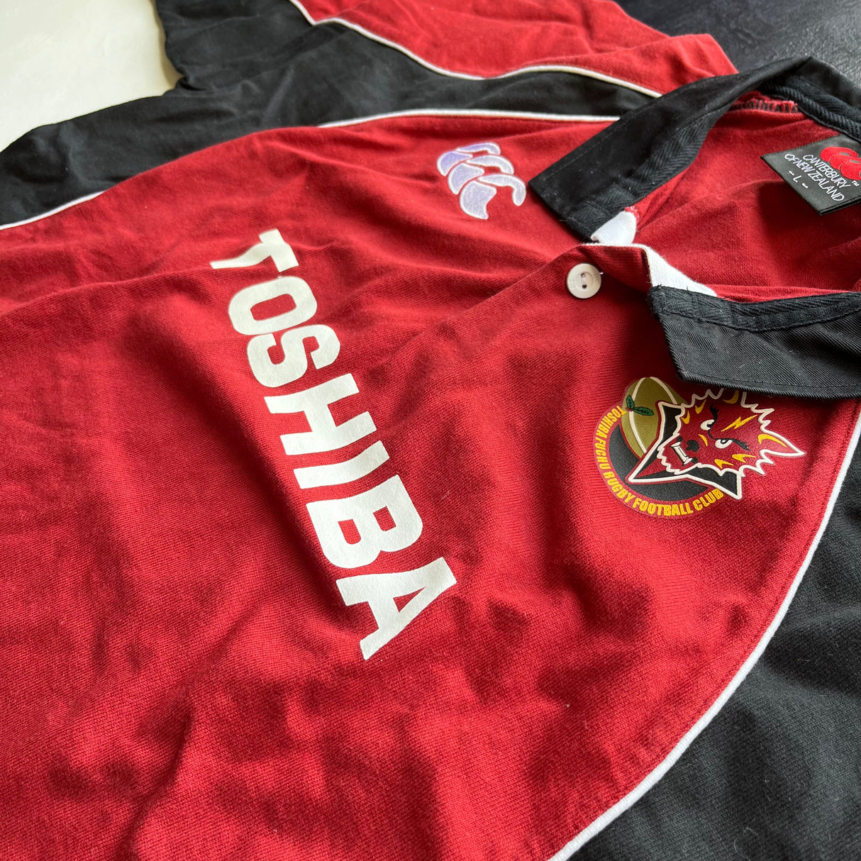 Toshiba Brave Lupus Rugby Jersey 2005 (Japan Top League) Large Underdog Rugby - The Tier 2 Rugby Shop 