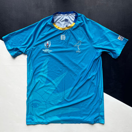 Uruguay National Rugby Team Jersey 2019 World Cup Large Underdog Rugby - The Tier 2 Rugby Shop 