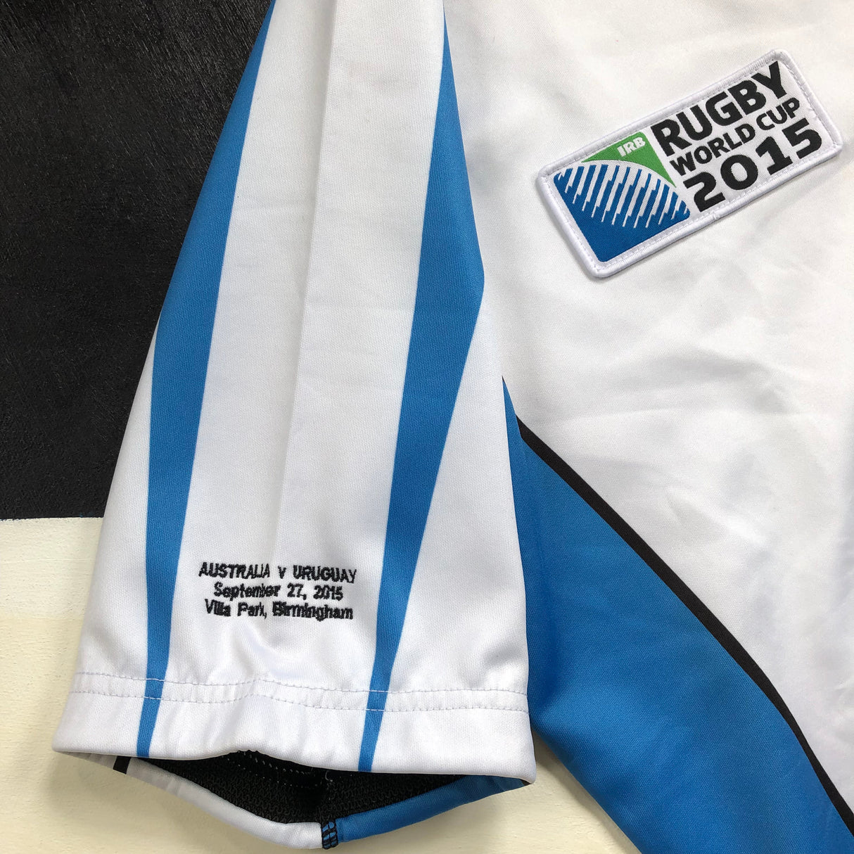 Uruguay National Rugby Team Jersey Away 2015 Rugby World Cup Match Worn XXL Underdog Rugby - The Tier 2 Rugby Shop 