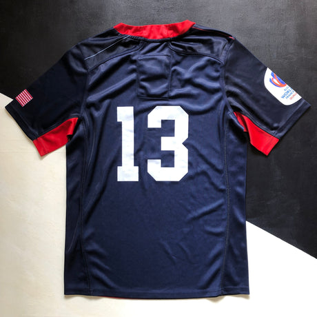 USA National Rugby Team Jersey 2022 Match Worn and Signed Medium Underdog Rugby - The Tier 2 Rugby Shop 